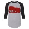 Unisex Three-Quarter Raglan Sleeve Baseball Jersey T-Shirt Thumbnail