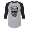 Unisex Three-Quarter Raglan Sleeve Baseball Jersey T-Shirt Thumbnail