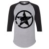 Unisex Three-Quarter Raglan Sleeve Baseball Jersey T-Shirt Thumbnail