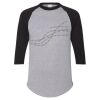 Unisex Three-Quarter Raglan Sleeve Baseball Jersey T-Shirt Thumbnail