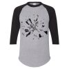 Unisex Three-Quarter Raglan Sleeve Baseball Jersey T-Shirt Thumbnail