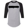 Unisex Three-Quarter Raglan Sleeve Baseball Jersey T-Shirt Thumbnail