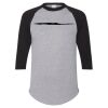 Unisex Three-Quarter Raglan Sleeve Baseball Jersey T-Shirt Thumbnail