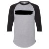 Unisex Three-Quarter Raglan Sleeve Baseball Jersey T-Shirt Thumbnail