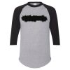 Unisex Three-Quarter Raglan Sleeve Baseball Jersey T-Shirt Thumbnail