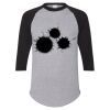 Unisex Three-Quarter Raglan Sleeve Baseball Jersey T-Shirt Thumbnail