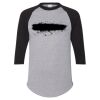 Unisex Three-Quarter Raglan Sleeve Baseball Jersey T-Shirt Thumbnail