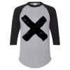 Unisex Three-Quarter Raglan Sleeve Baseball Jersey T-Shirt Thumbnail