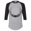 Unisex Three-Quarter Raglan Sleeve Baseball Jersey T-Shirt Thumbnail