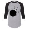 Unisex Three-Quarter Raglan Sleeve Baseball Jersey T-Shirt Thumbnail