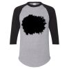 Unisex Three-Quarter Raglan Sleeve Baseball Jersey T-Shirt Thumbnail