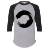 Unisex Three-Quarter Raglan Sleeve Baseball Jersey T-Shirt Thumbnail