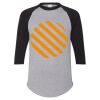 Unisex Three-Quarter Raglan Sleeve Baseball Jersey T-Shirt Thumbnail