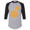Unisex Three-Quarter Raglan Sleeve Baseball Jersey T-Shirt Thumbnail